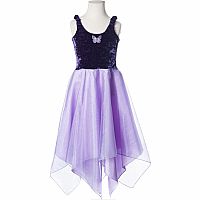 Velvet Fairy Dancer Dress - Purple - Small