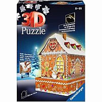 Gingerbread House - Night Edition (216 pc puzzle-buildings)