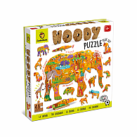 48 pc Woody Puzzle - Savanne